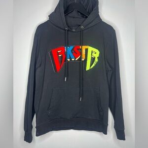 Rockstar Original RSM 7050 Jacob Black Graphic Pullover Hoodie, Men's M